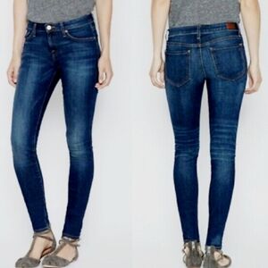 Joie Mid Rise Skinny Ravine Wash Jeans 27 Waist